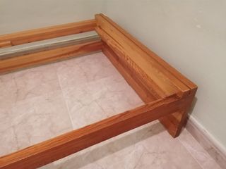 Estructura cama individual madera 80x182.5 cm