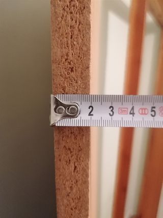 Estructura cama individual madera 80x182.5 cm