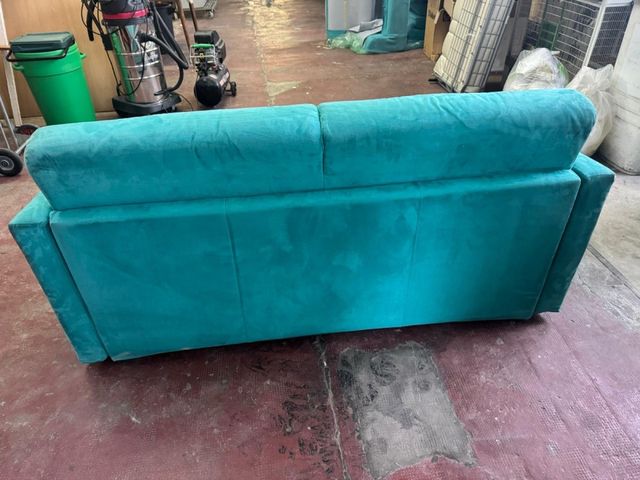 Divano letto turchese