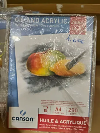 Blocchi Canson A3/A4 per Acquerello Acrilico 16 pz