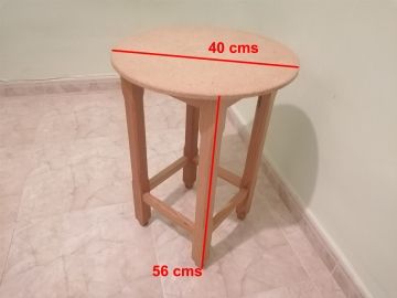 Mesa camilla redonda Gazte 40cm