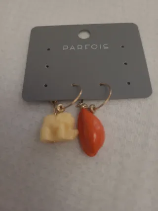 Pendientes Parfois elefante y concha