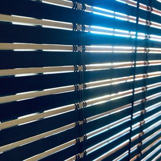 2 Estores/persianas enrollable bambú marrón/beige