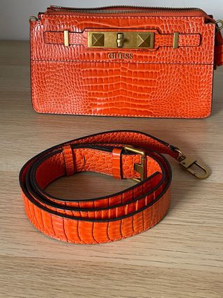 Bandolera Guess Raffie Naranja