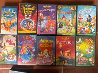 Cassette VHS Classici Disney - 10 Titoli