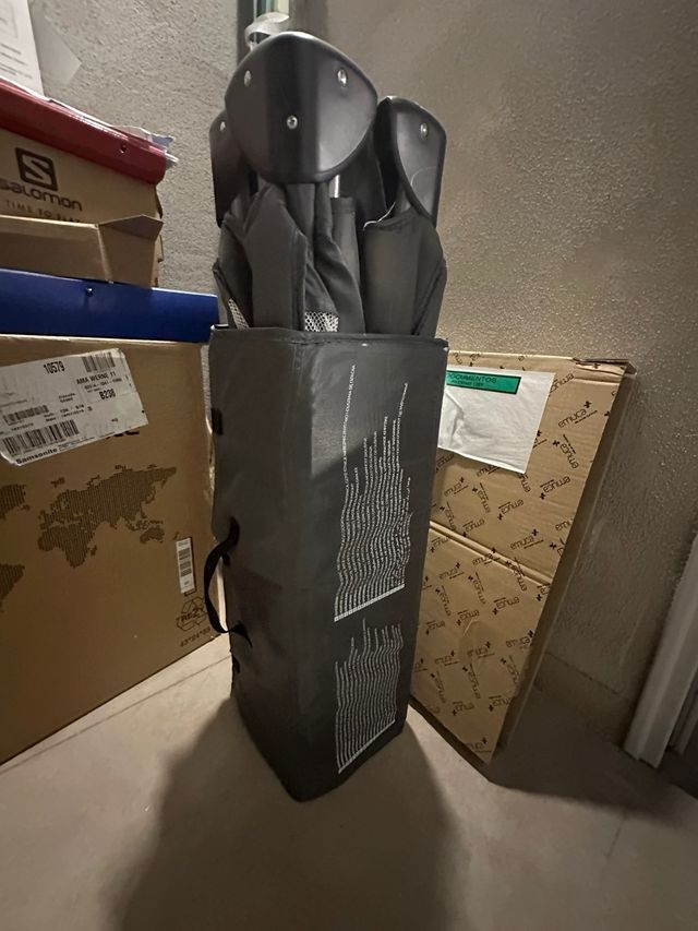 Cuna plegable con colchón (3 partes)