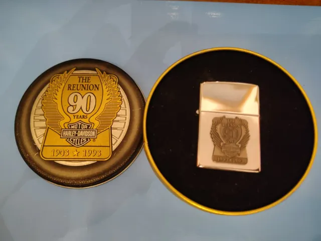 Zippo Harley Davidson Reunion 1903-1993