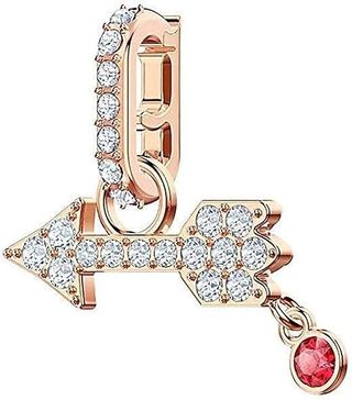 Charm Swarovski Acero Inoxidable Flecha Roja