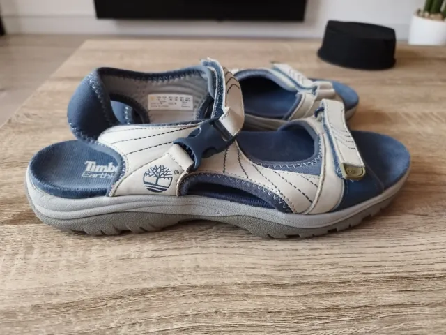 Chanclas Timberland Azul y Blanco
