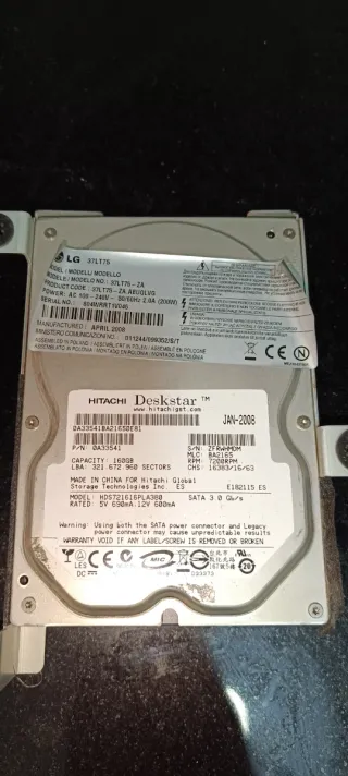 Disco Duro Hitachi Deskstar 160GB