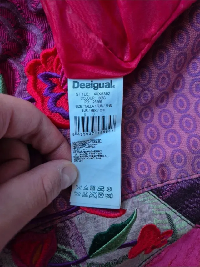 Borsa a tracolla Desigual floreale multicolor