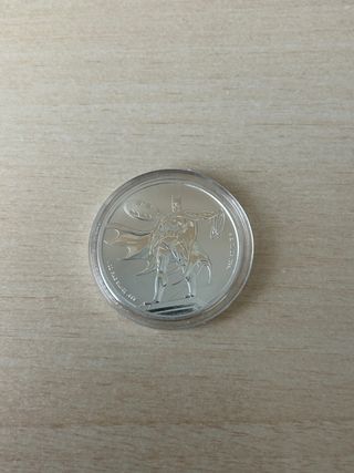 Moneda Liga de la Justicia Batman 1 oz Plata 2023