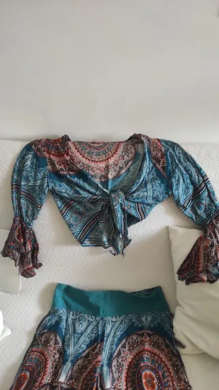 Conjunto 2 piezas hippie talla única