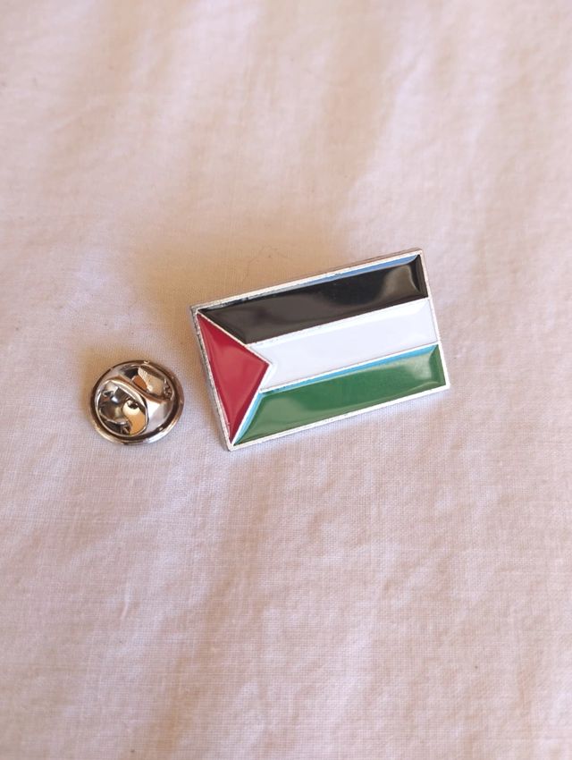 Pin broche bandera Palestina. De Acero