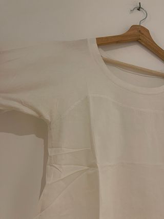 Camiseta de lino manga corta