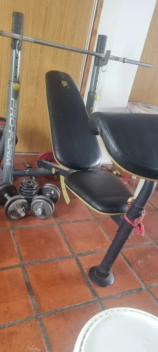 Panca pesi Pro-Form con barra e manubri