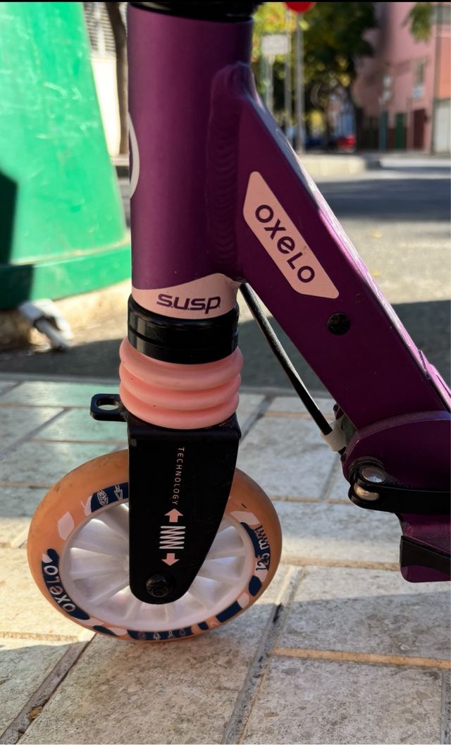 Patinete Oxelo morado