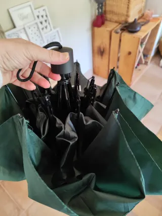 Paraguas plegable customizado con funda 