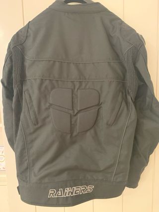 Chaqueta Moto RAINERS Negra Talla Grande Nueva