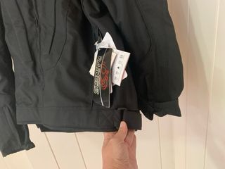 Chaqueta Moto RAINERS Negra Talla Grande Nueva