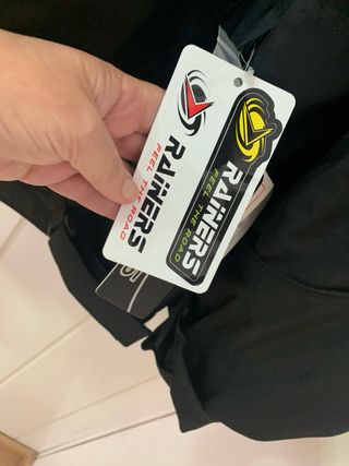 Chaqueta Moto RAINERS Negra Talla Grande Nueva