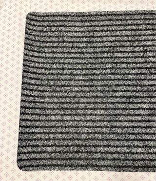 Tappeto d'ingresso grigio 75x50 cm