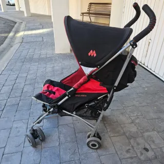 Silla de paseo Maclaren roja