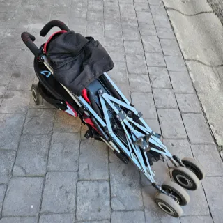 Silla de paseo Maclaren roja