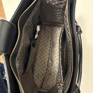 Borsa grande Patrizia Pepe nera con lucchetto