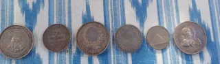 Lote de 6 monedas antiguas