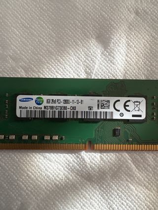 4 Unidades Samsung 8GB DDR3 PC3-12800U RAM