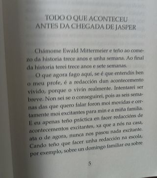 Intercambio cun inglés.