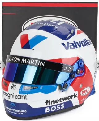 Casco Bell F1 Aston Martin Fernando Alonso 1/2