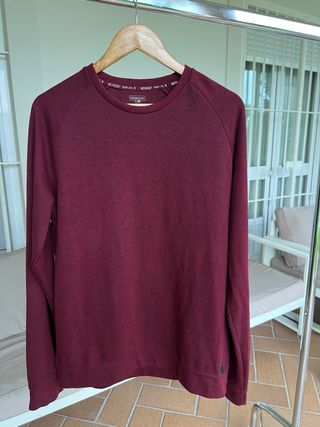 Sudadera burdeos Boomerang