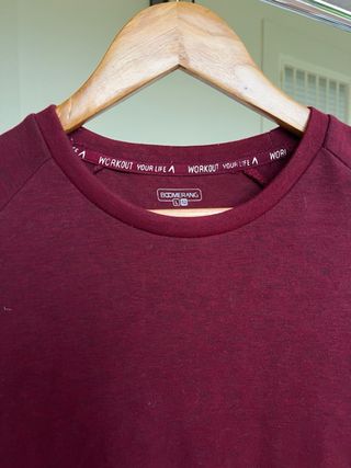 Sudadera burdeos Boomerang