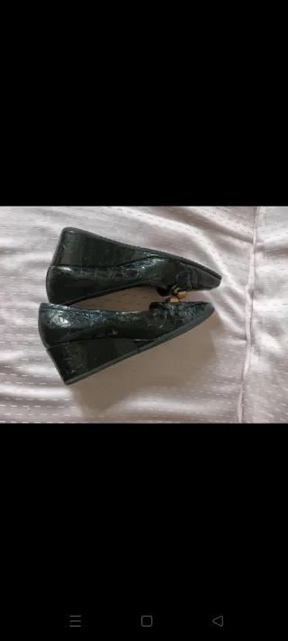 Scarpe in pelle décolleté Flexell nere nuove