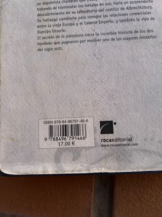 Libro: El secreto de la porcelana