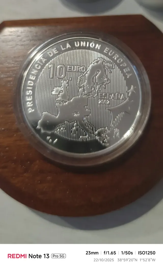 Estuche Moneda Plata Juan Carlos I Rey de España