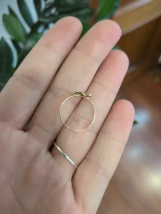 Anillo Oro Circonita Rosa y Blanca