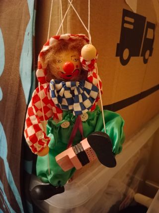 Muñecas de trapo y muñecos de payasos de trapo