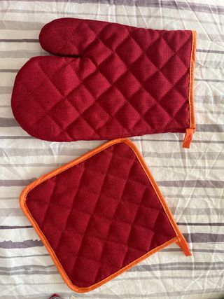 Guanti da forno presina e decorazione Natale