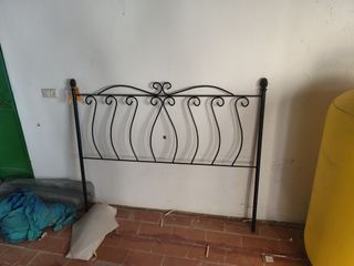 Cabecero de cama de hierro forjado