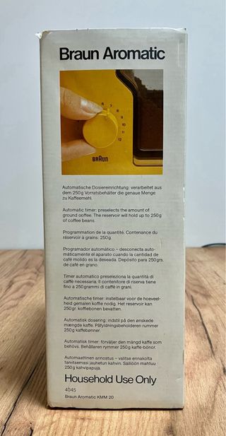 Molinillo Café Braun KMM 20 Aromatic Blanco