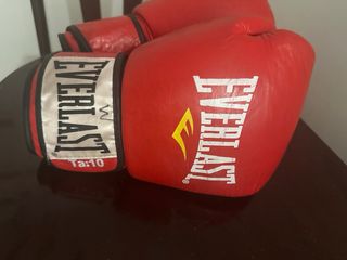 Guantes Boxeo Everlast Rojos Talla 10
