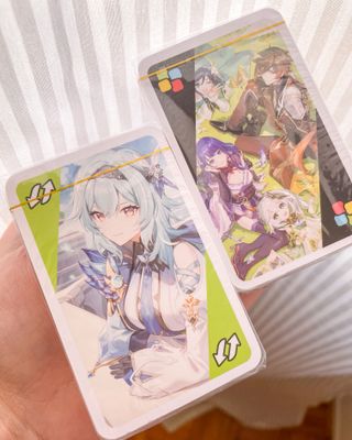 Genshin Impact Carte Giapponesi Gioco Uno Famiglia