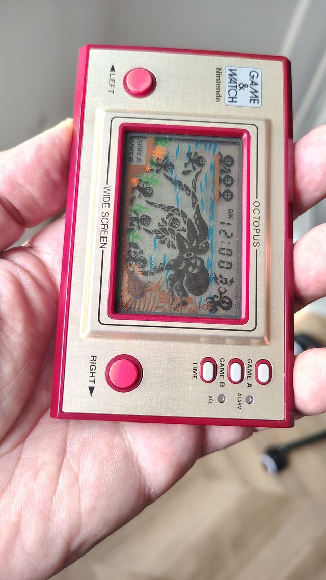 Octopus completa - Game & Watch (Maquinita)