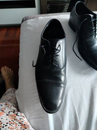 Zapatos de vestir negros para hombre usados 2 días