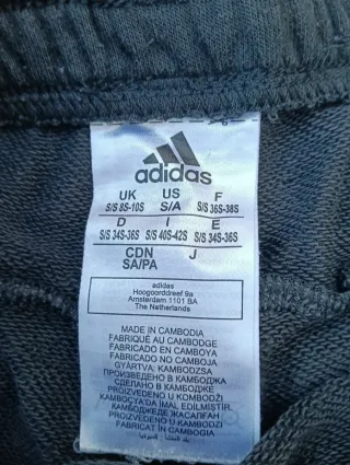 Pantalón Largo Adidas Negro Talla M