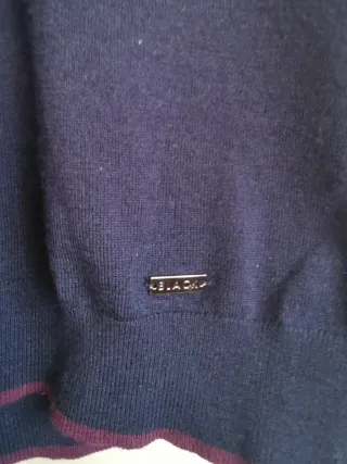 Polo 100% Merino Emidio Tucci Azul Marino T 5