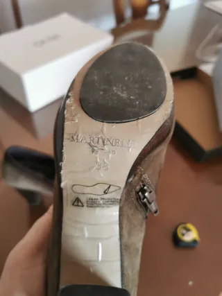 Botines Martinelli tacón ante